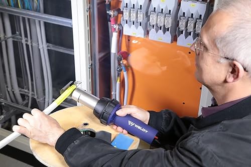 Miniatura 6 de Pistola de calor Pistola de soldadura de plástico Kit de encogimiento Herramientas de mano de aire caliente 230V 3400W PVC TPO