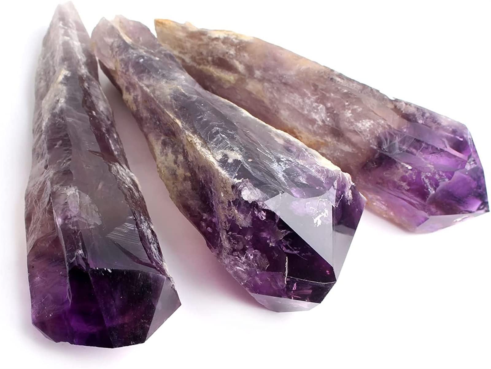 Gran columna de amatista natural SFJSFIMQ varita de cristal para armonizar espacios
