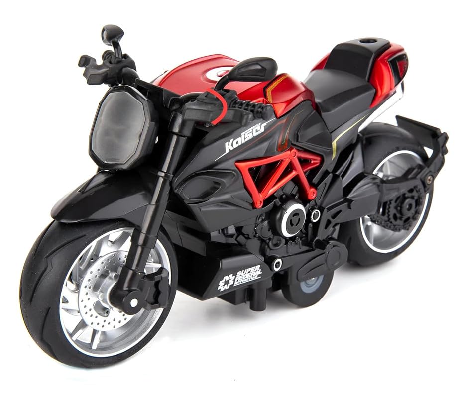 Image of Diecast Agusta 1 :14 Alloy Metal Pull Back Die-Cast Bike Scale Model Pullback Motocycle Mini Auto Toy Bike for Kids Best Gifts Toys for Kids Boys (Multicolor)
