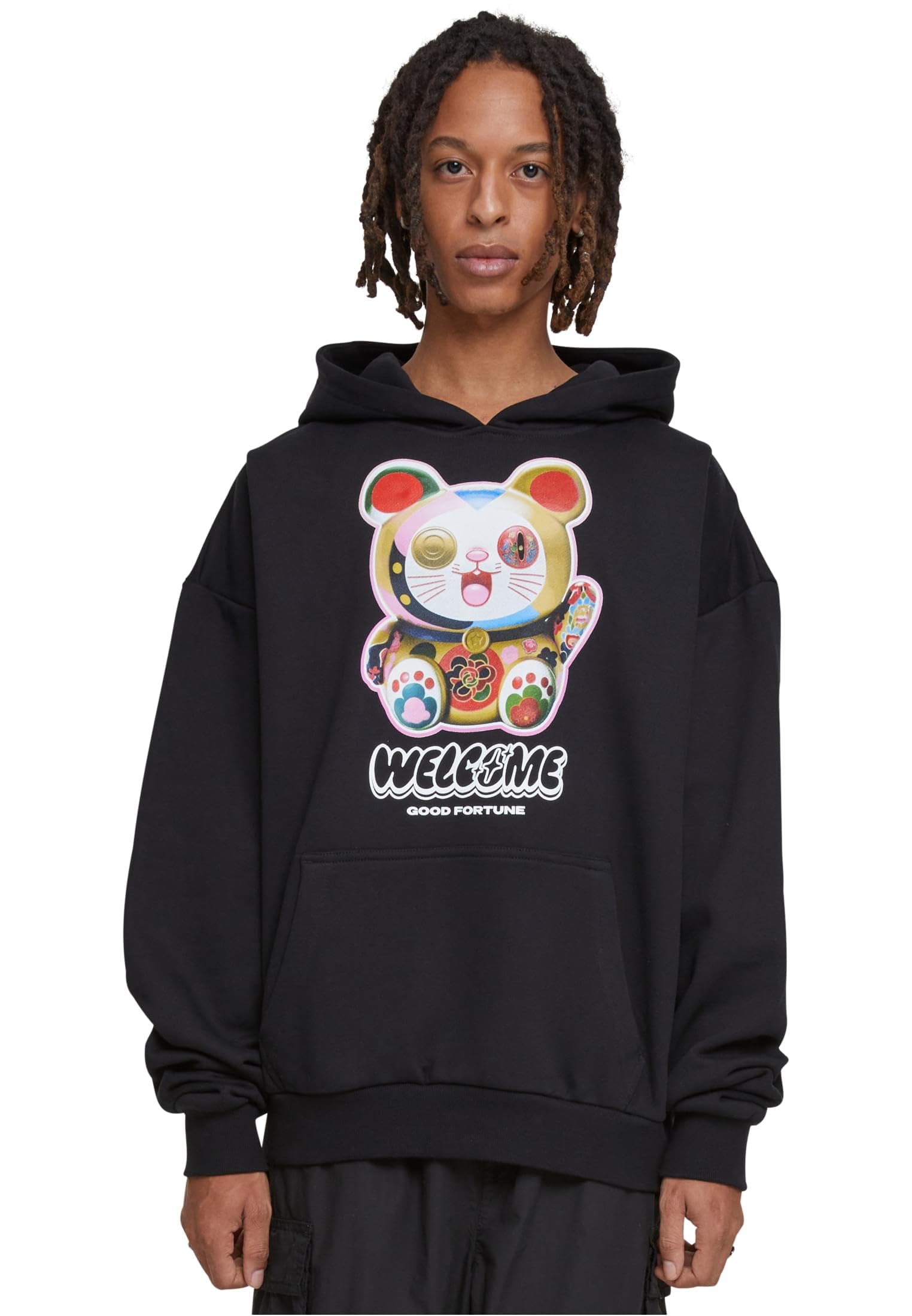 Mister tee Mt2625-welcome Cat Ulrta Heavy Oversize Hoodie Sudadera Hombre