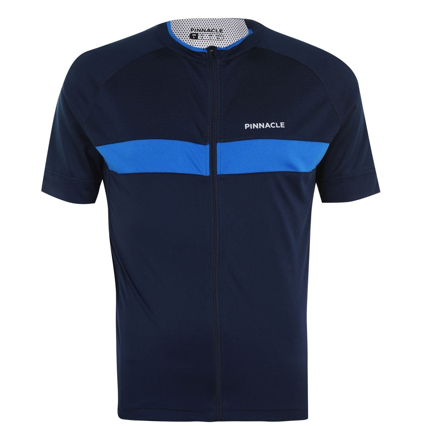 Pinnacle Mens Race Short Sleeve Cycling Jersey Navy XL