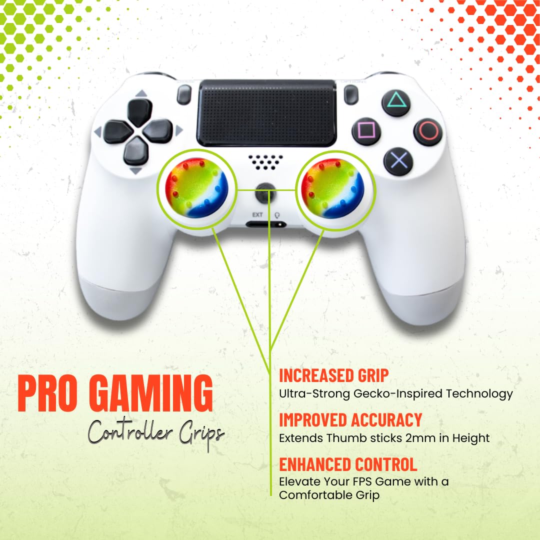 2X Paws Thumb Stick Grip Joystick Cap Cover Protective For NS NX Switch Joy-Con