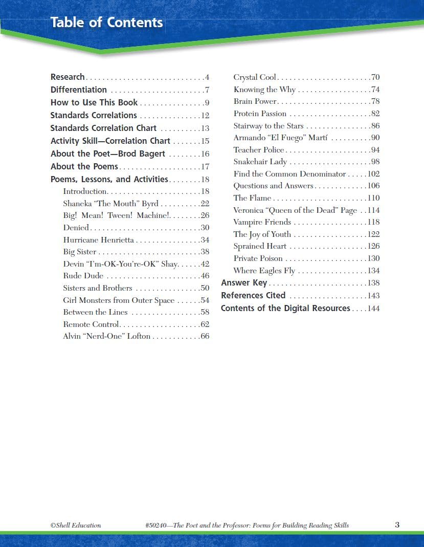 Poems for Building Reading Skills Levels 6-8: Poems for Building Reading Skills