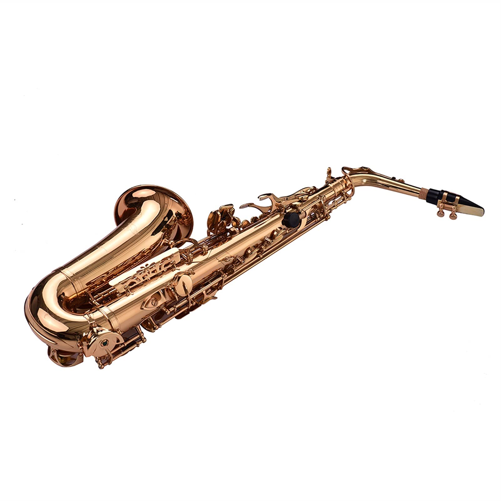 Saxophon Set E Flaches Alt Saxophon Messing Material Windinstrument Mit Kofferhandschuhen Reinigungstuch Saxophon Mit Tuner