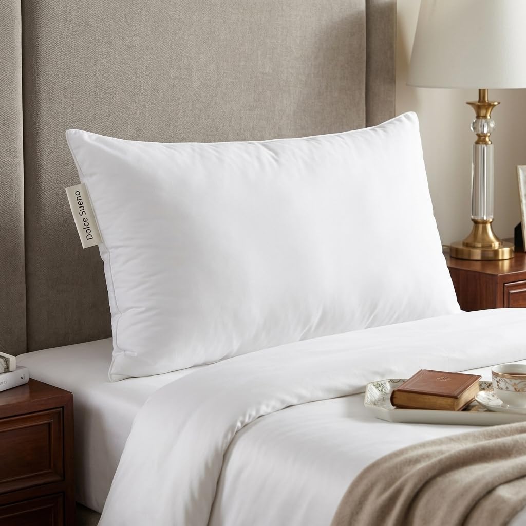 Daily Use Sleeping Pillow | 61x41 Inch | White | Pack of 1 | Pillow Inserts | Super Soft.-image-11