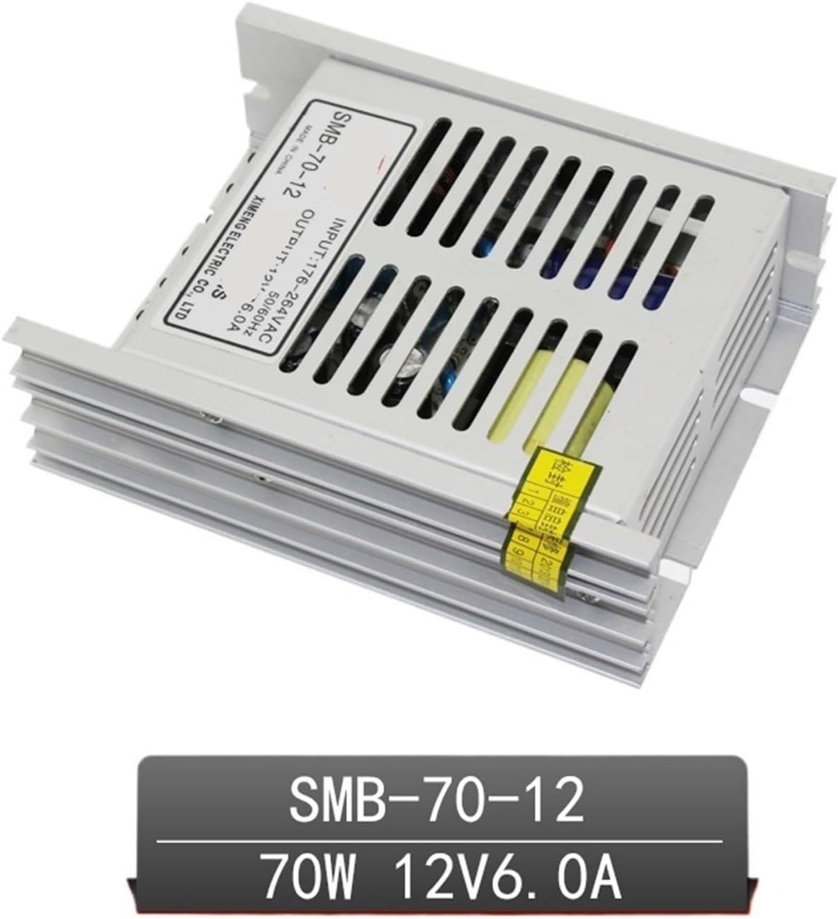 VUBBJCRS SMB-70-12 Power Supply, angled view
