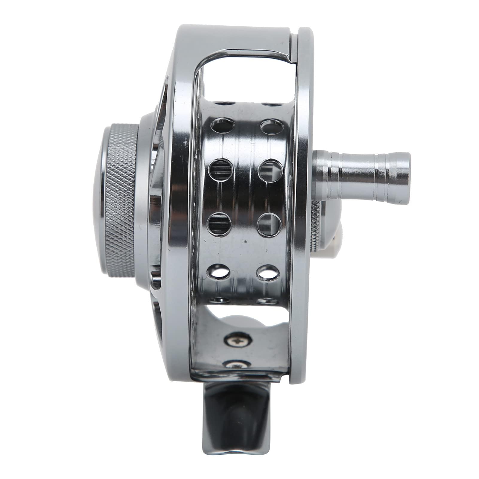 HERCHR Moulinet de Pêche à la Mouche, 3/4 2 1, Roulement à Billes, Rapport de Vitesse 1:1, en Alliage d'Aluminium CNC, Accessoires d'Extérieur pour Eau Douce et Salée
