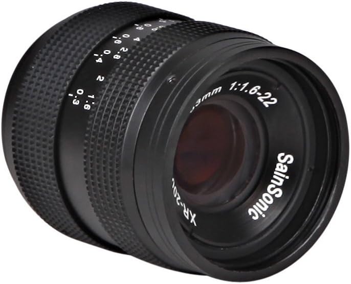 SainSonic XR-200 33mm F/1.6 C CCTV Len Black for GH1 GF1 NEX 3 5 E Mount