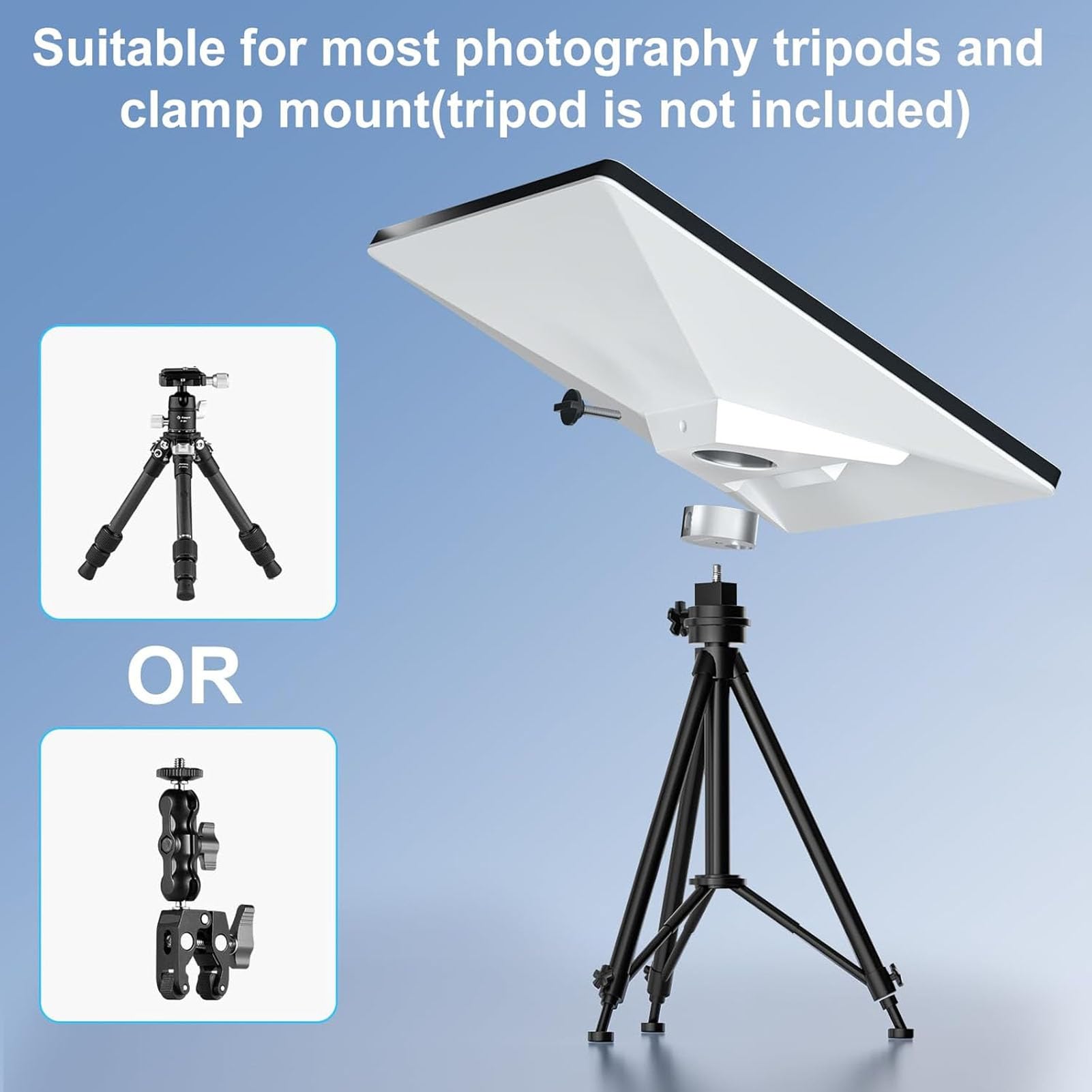 for starlink Pipe Adapter, for starlink Mini Mount, Satellite Dish Tripod Adapter 1/4 3/8 Inch Threaded Satellite Dish Fixing Clamp Mount Adapter for Outdoor Camping RV Travel