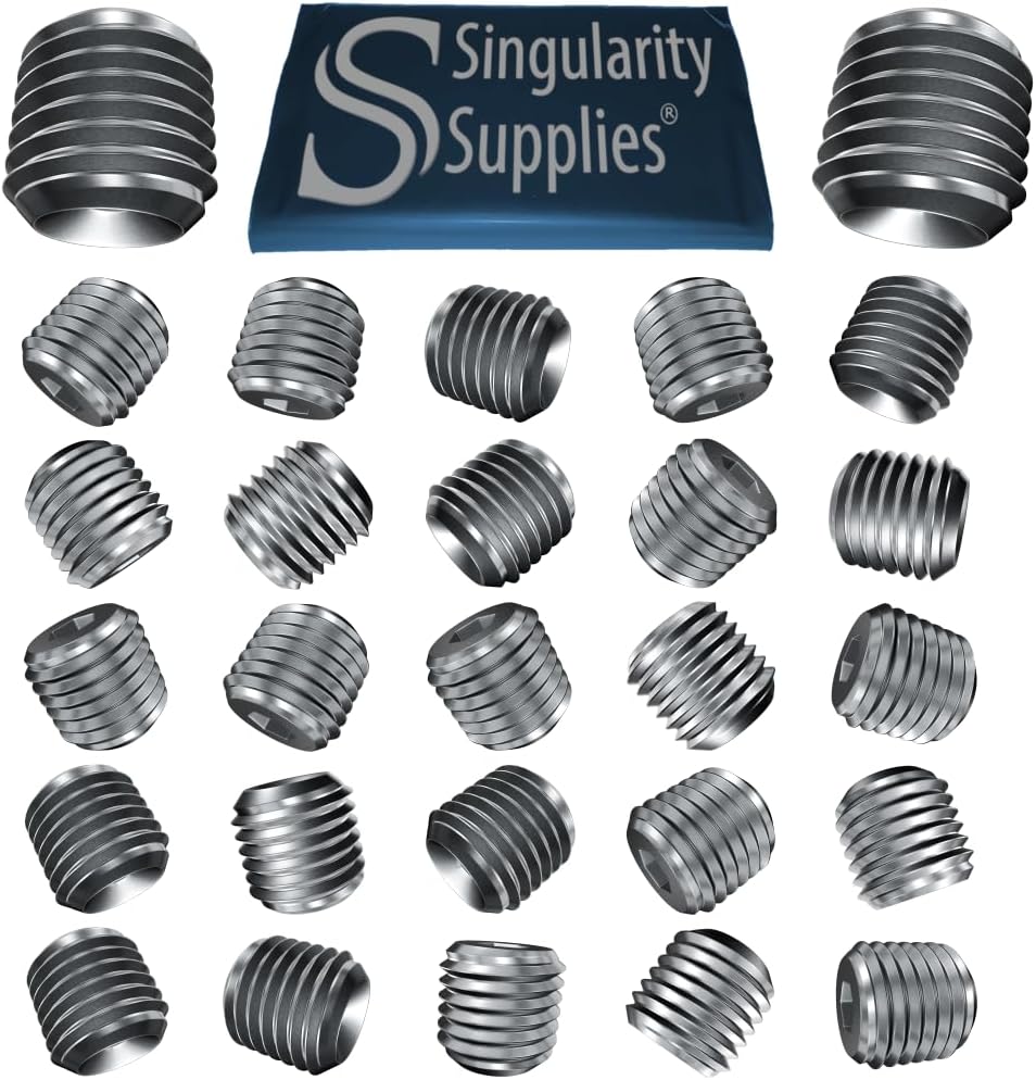 5/16" | Hex Cup Point Grub Screws (Inch-A4) [5/16" x 5/8" | 25pcs | A4/316 | ASME | UNC]