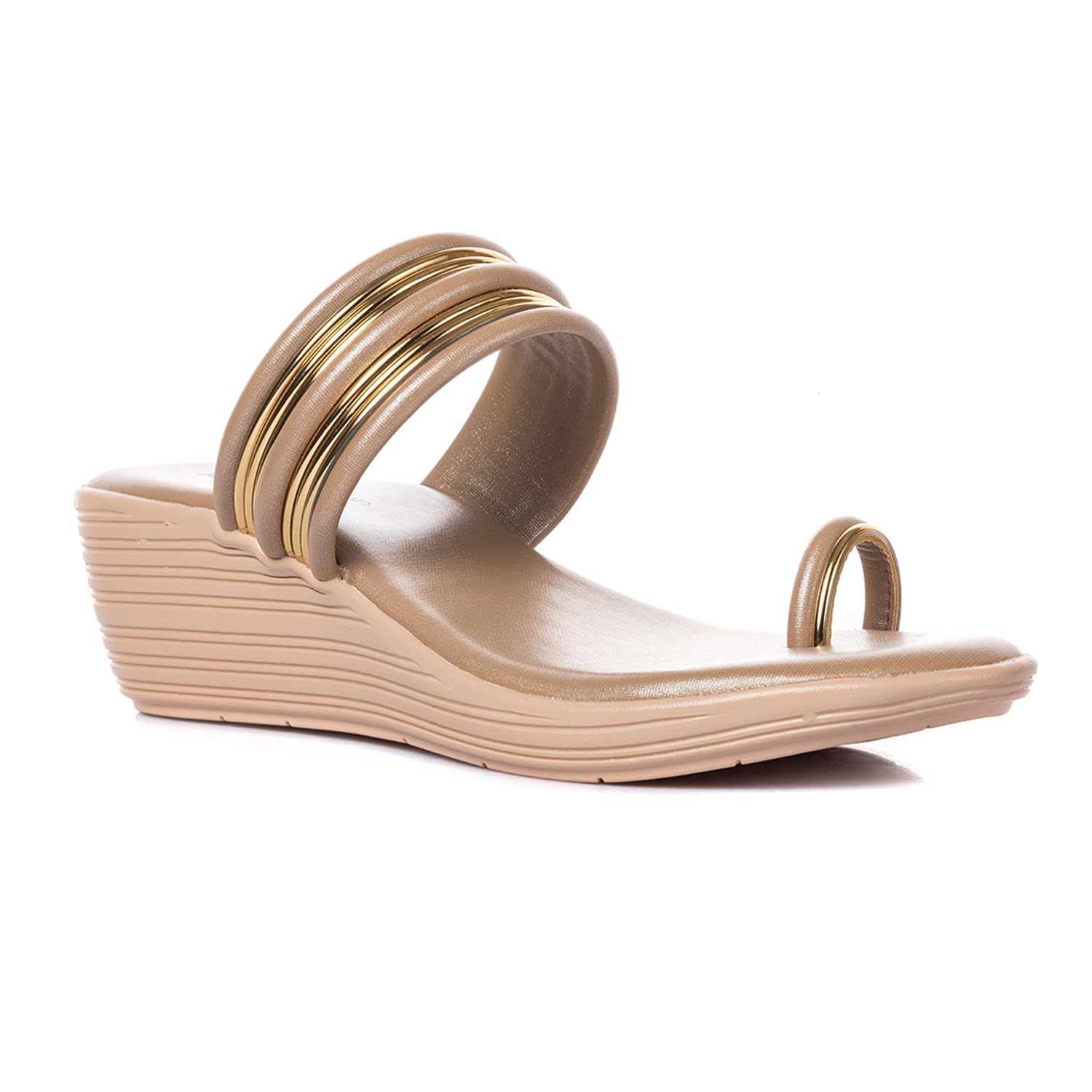 khadim's Women's Fashion Heel Sandals | Comfortable Open Toe Slip-On Sandals with Cushioned Footbed, Trendy Block Heel and Durable Sole-picture-13