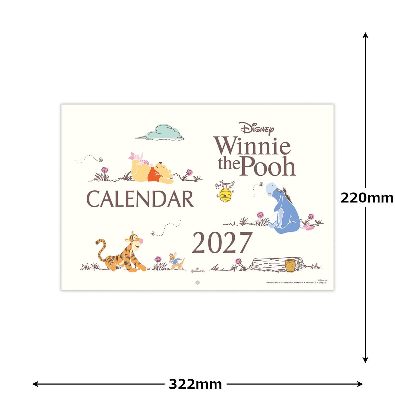 Amazon | ホールマーク ディズニー くまのプーさん 2027年 カレンダー