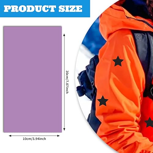 Miniatura 3 de 10 parches de reparación de nailon multicolor, parche de tela de nailon autoadhesivo, parches de reparación impermeables para chaquetas de plumón,