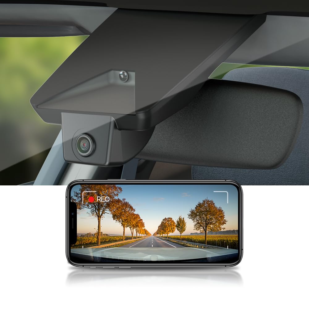 Fitcamx Dashcam 4K Convient pour Hyundai Staria 2021 2022 2023 2024 2025 (HD2-CG500), OEM Caméra de Voiture, 2160P UHD Video WiFi, G-Capteur, Enregistrement en Boucle, WDR, Plug & Play, Carte 64Go