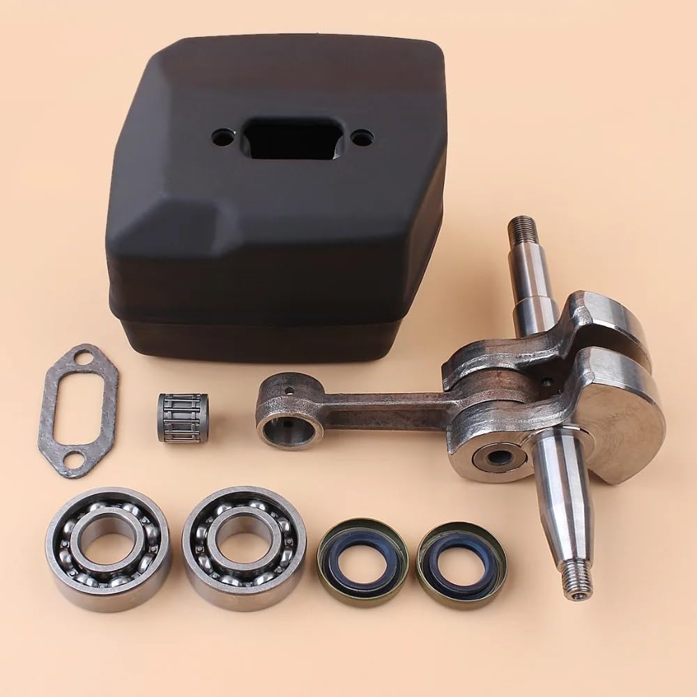 Kit de 8 juntas de escape de sello de aceite de cojinete de cigüeñal for piezas de motor de motosierra 61 268 272