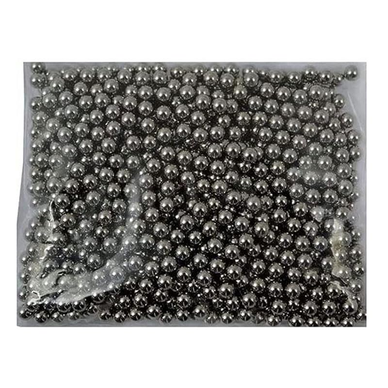 Arightmu Lot de 200 billes de roulement en acier au carbone, billes en acier, billes de roulement en acier (argenté, 8 mm)