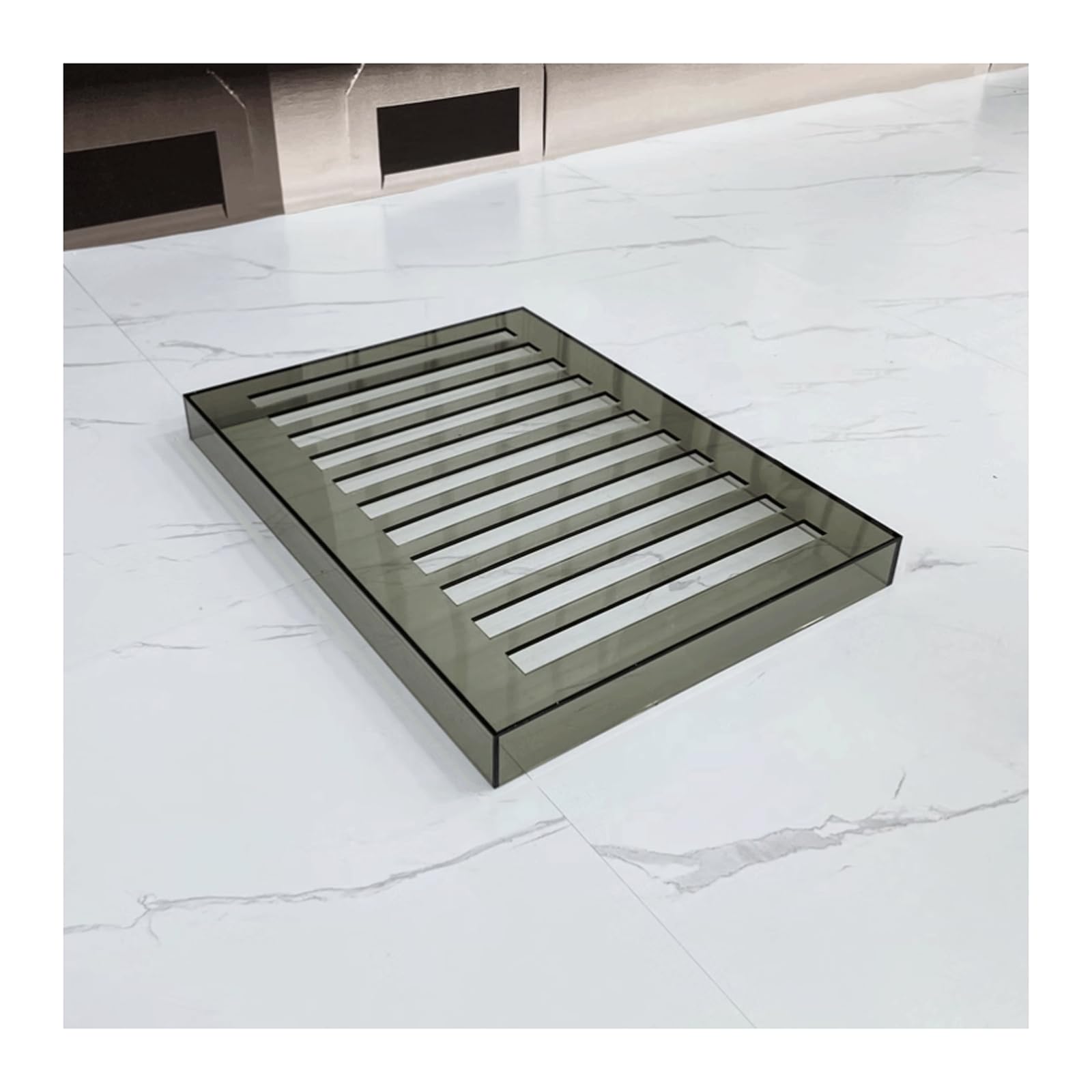 Présentoir carrelage acrylique anti-gaspillage d'espace pour ranger 11 échantillons