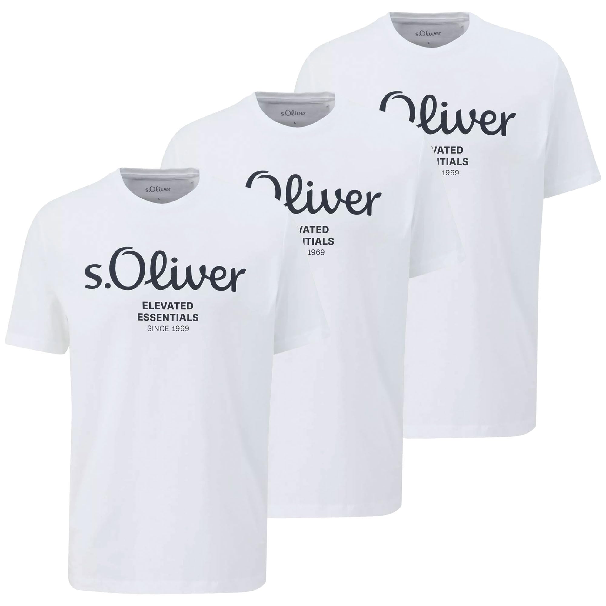 s.Oliver Herren T-Shirt mit Logodruck (DE/NL/SE/PL