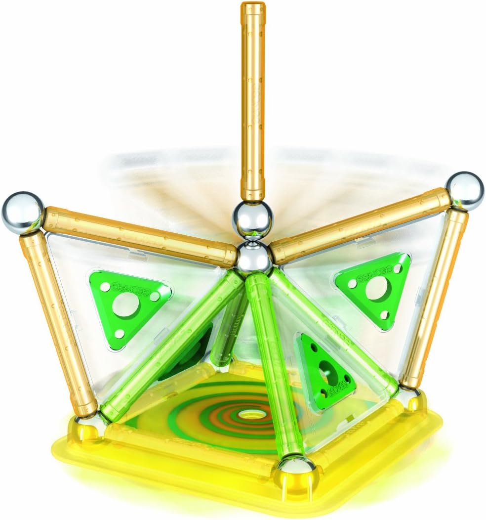 Geomag E-motion 38-Piece Neon Power Spin Magnetic Construction Building Toy