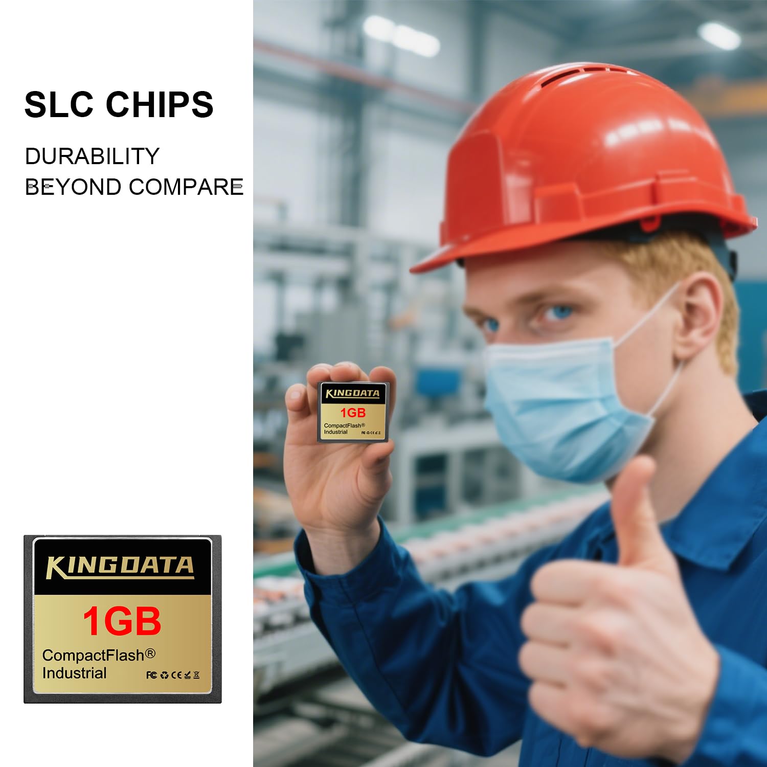 industriale Scheda compact flash 1GB FAT16 CF card Tipo I per apparecchiature fotografo vecchie fotocamere digitali