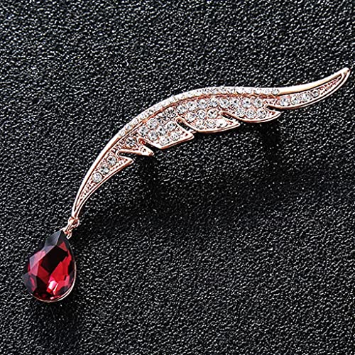Broche de résidence en cristal chic à porter au bureau ou pour un cocktail élégant