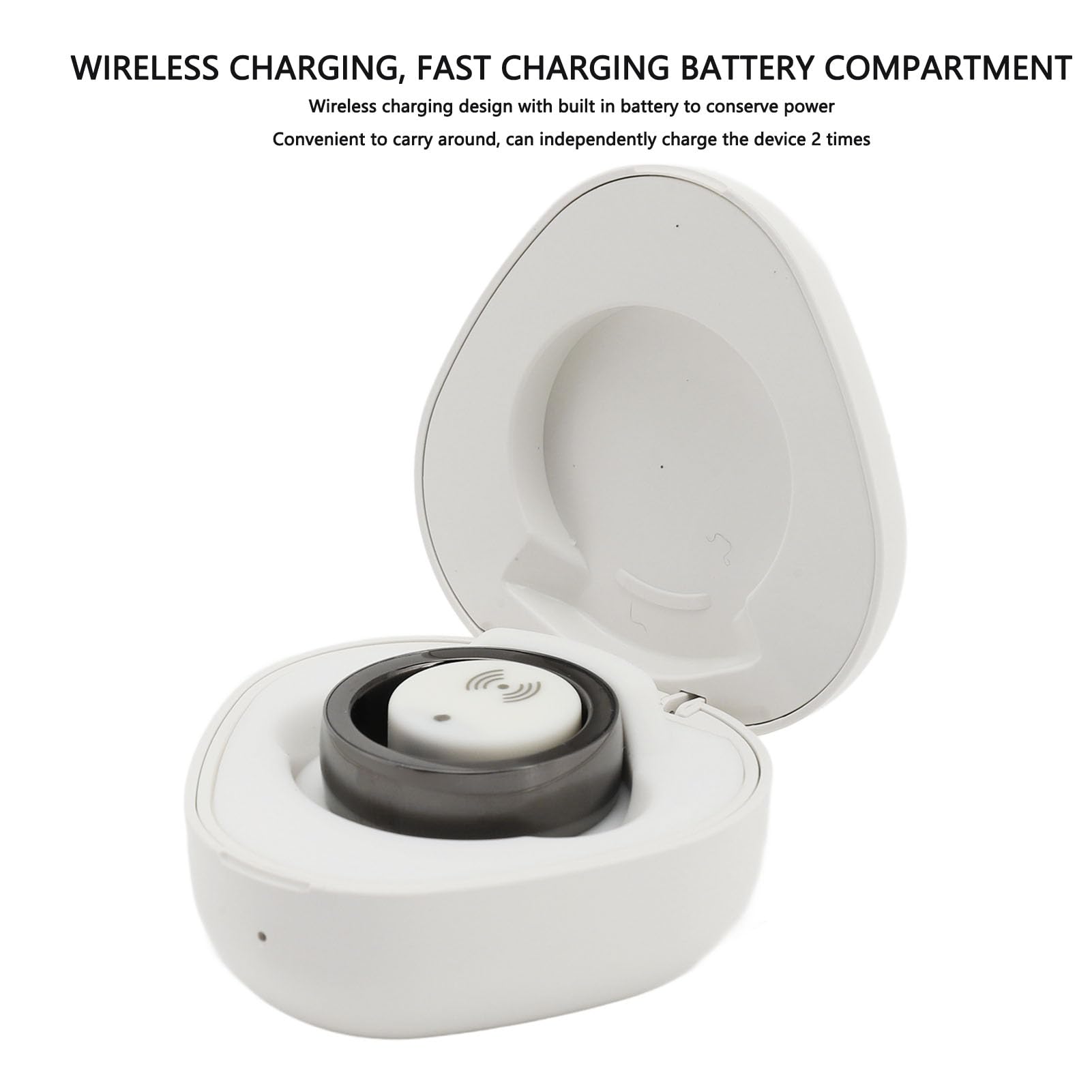 ASHATA Smart Ring Health Tracker, monitoraggio del sonno, indossabile, impermeabile IP68, contapassi, monitoraggio del sonno, anello intelligente per donne e uomini, nero
