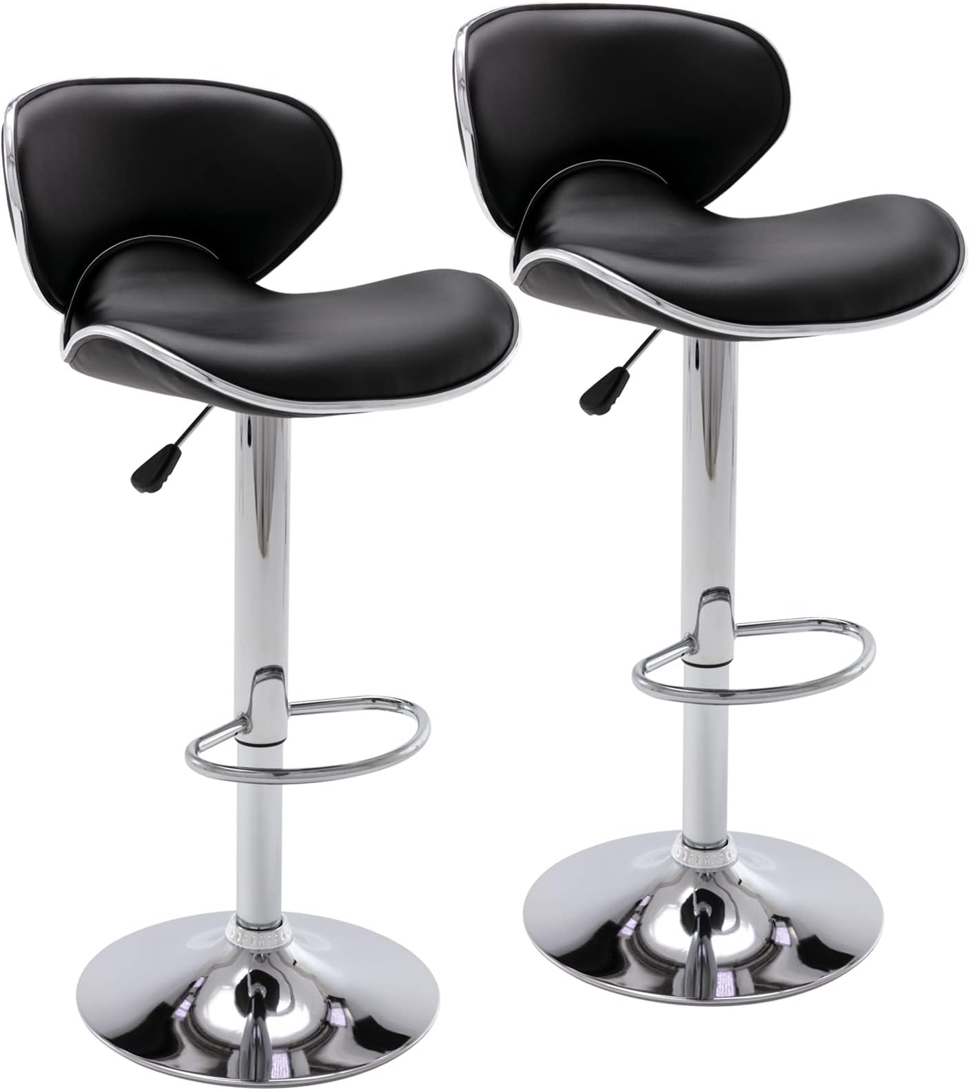 Vogue Furniture Direct PU Bar Stools with Shell Back
