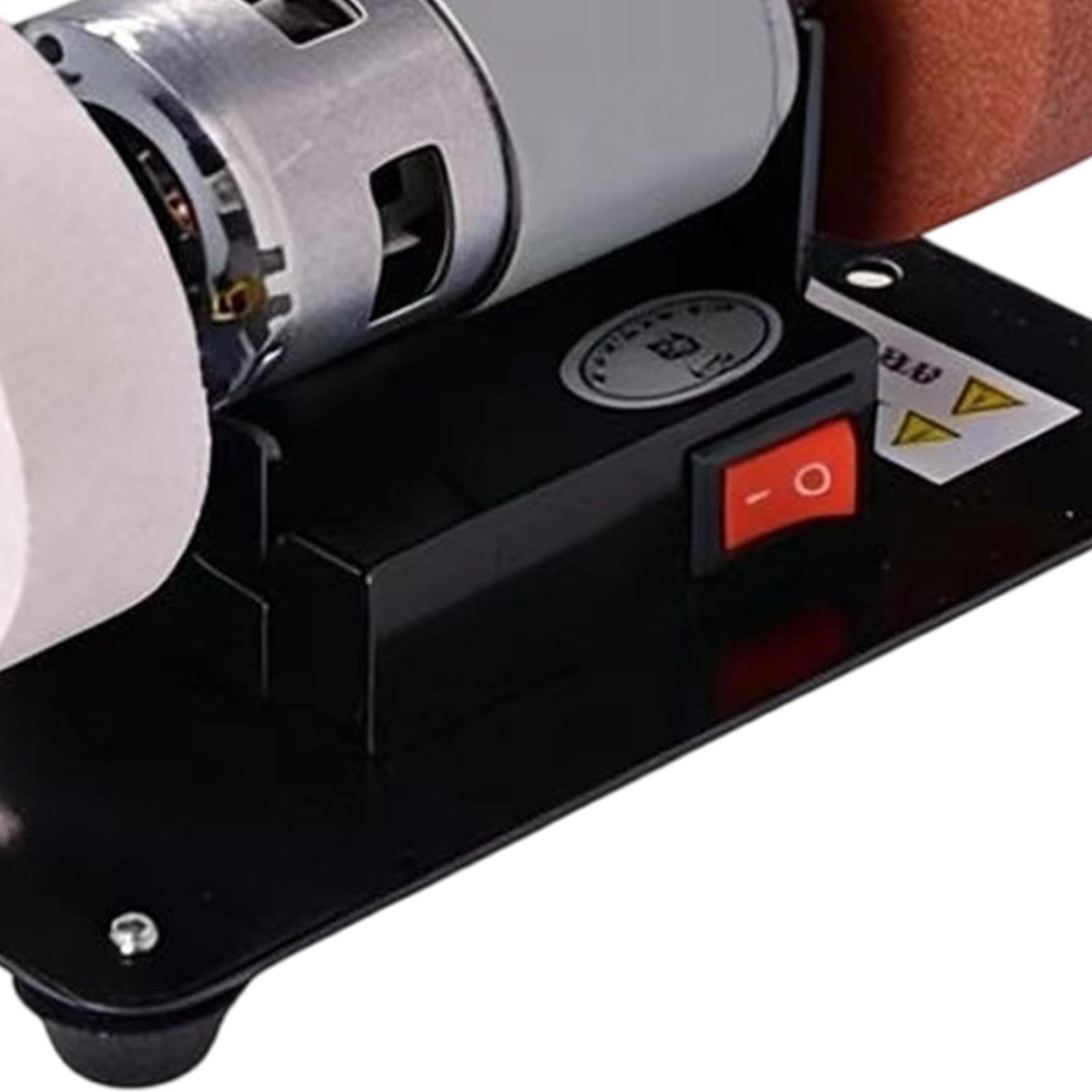 Amoladora De Banco,100W 6000 RPM Velocidad Máxima Mini Silenciosa | Pequeña herramienta afiladora y amoladora,Para taller doméstico de metal, pulido para joyería, rectificado, modelismo y