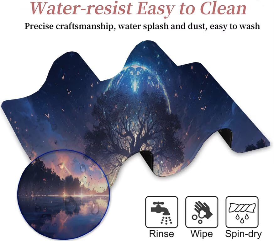 Tapis souris XXL base caoutchouc antidérapante pour ordinateur PC - 7