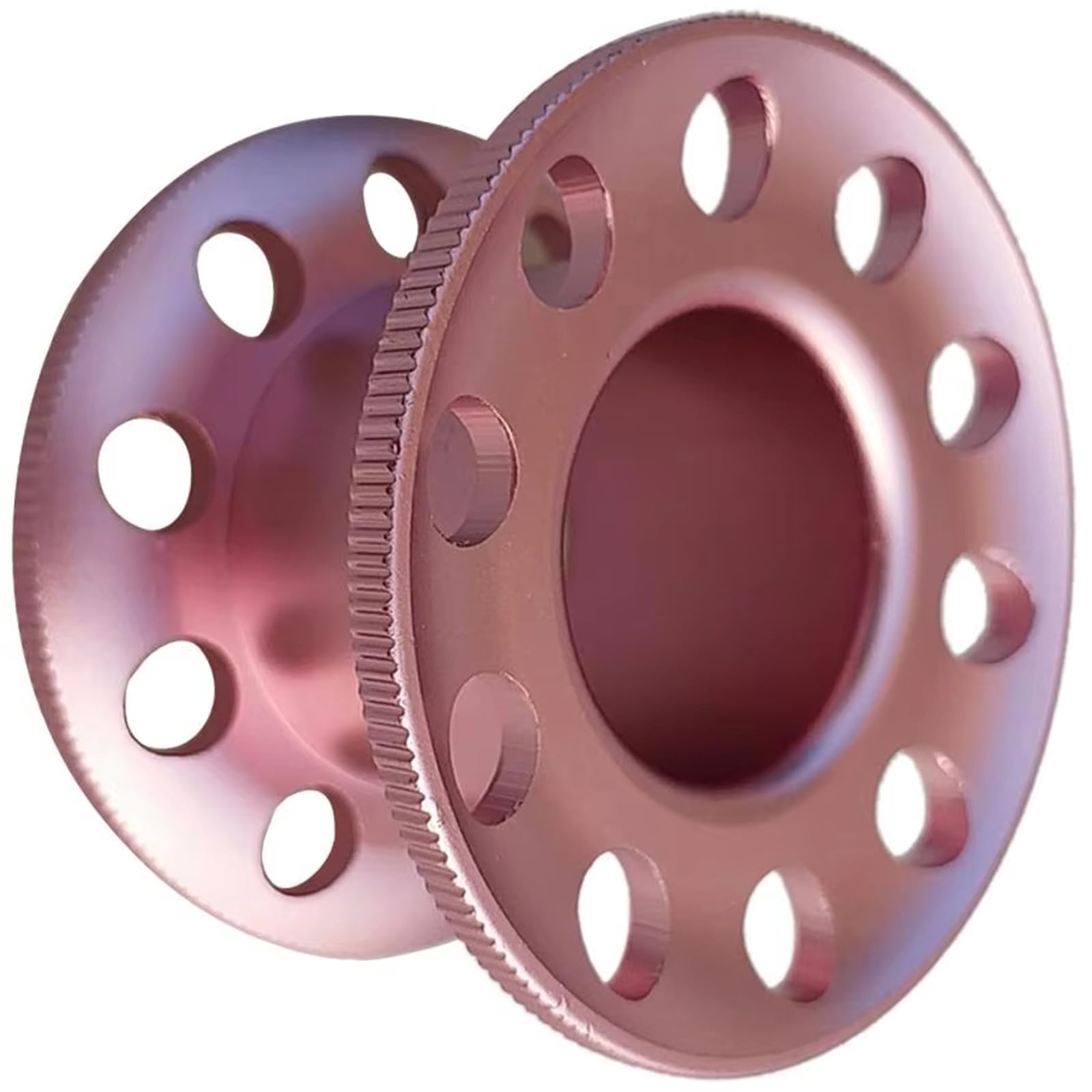 Zbiianxer A Compacts Miniature 10 Hole Diving Reel Luminum Lloy For Professional Diver Snorkeling Spearfishing Underwater Tasks Diving Line Management Reel Dive Spool