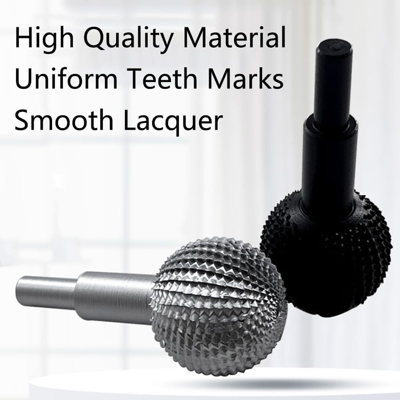 Ball Gouge for Wood Carving Ball Grinding Head for Wood Carving and Sanding Spherical Cutters, Diameter 40 mm Ball Rasp (Black) - Image 3