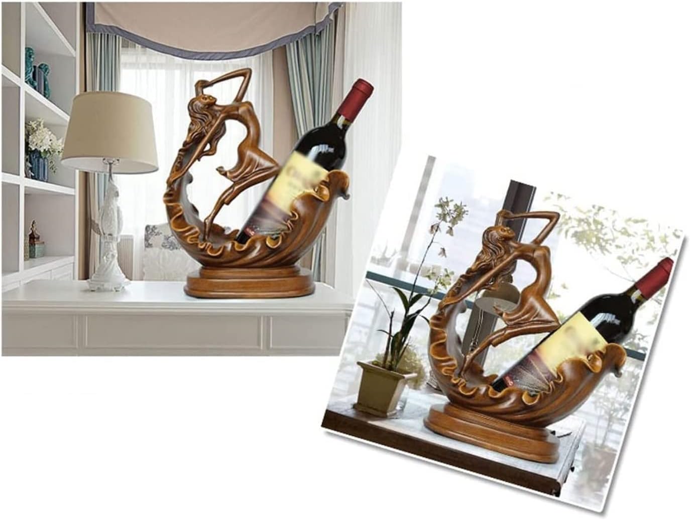 Wine Racks Tabletop Free Standing Wine Storage Holders Stands for Bar Wine Cellar Wedding Party Decor for Kitchen Pantry