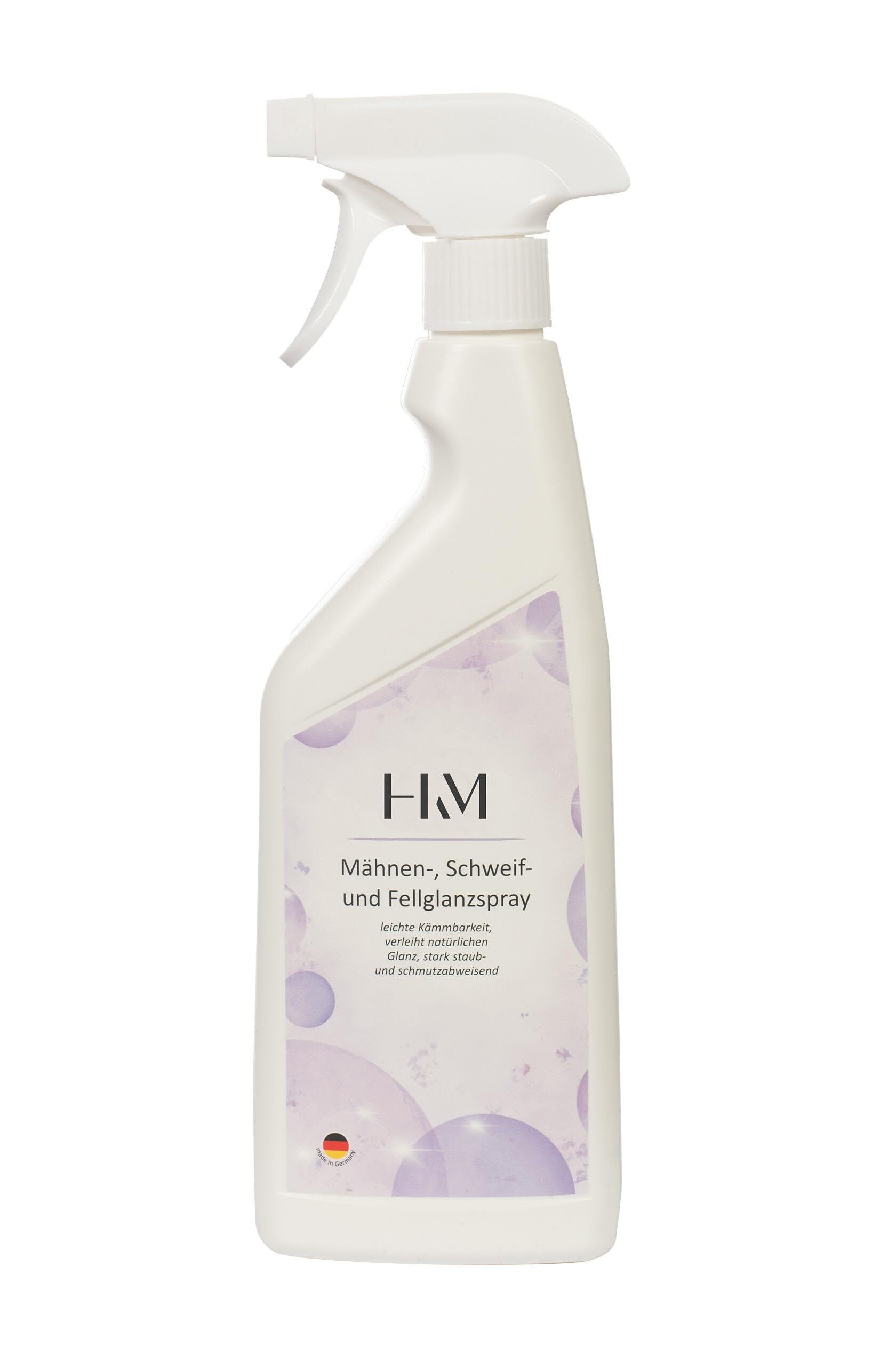Spray abrillantador HKM | Tamaño 500 ml | Equipamiento para el caballo | Producto de Guarnicionería | Tradición artesana | Los Nietos