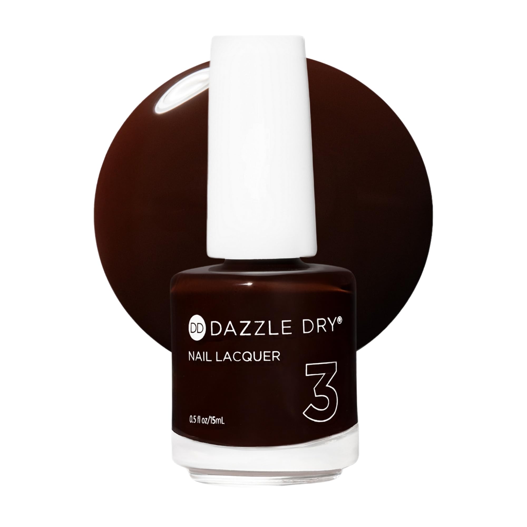 Dazzle Dry Nail Lacquer Step 3 – Mulled Wine, 0.5 fl oz