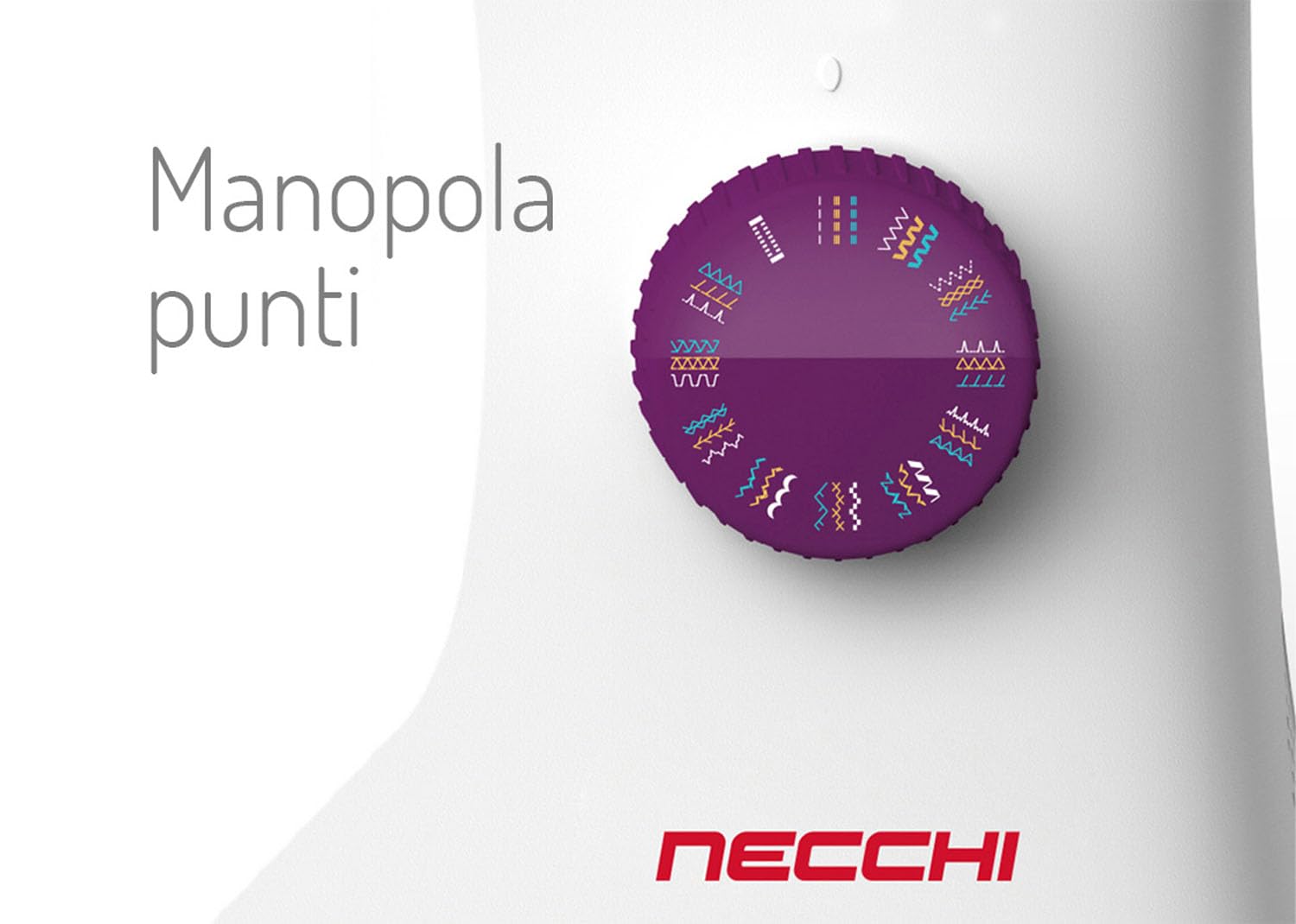 Necchi K132A - Máquina para coser, interior de fundición a presión de aluminio, carcasa de ABS, violeta, regular