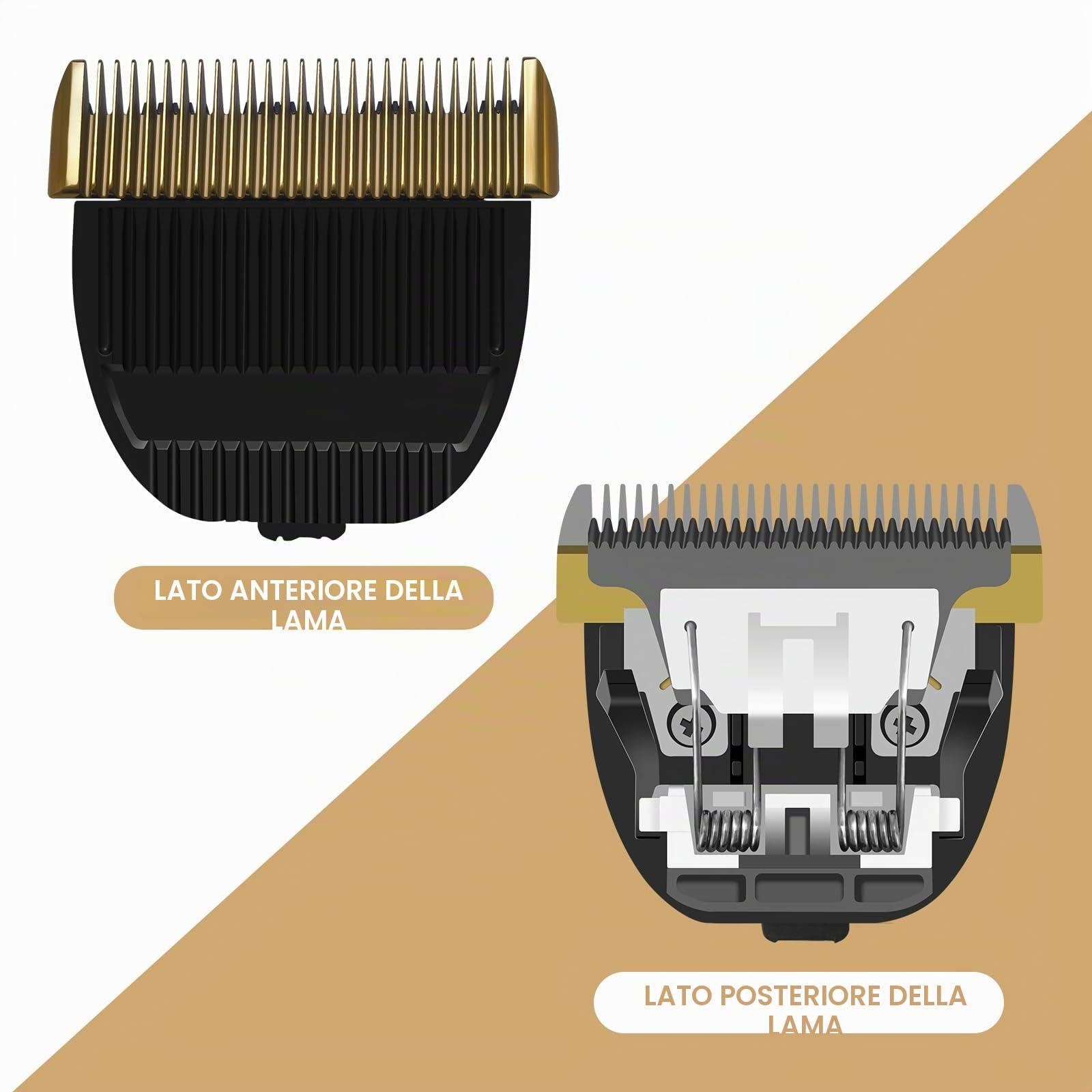 Lame di ricambio compatibili WER9902 per ER-GP80 ER1611 ER1512 ER1511 ER1510 ER1610 ER160 ER153 ER152 ER151,confezione da 2