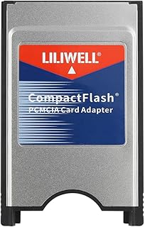 LILIWELL Compact Flash to PCMCIA Ata Adapter Laptop PCMCIA Compact Flash PC CF Card Reader Adapter