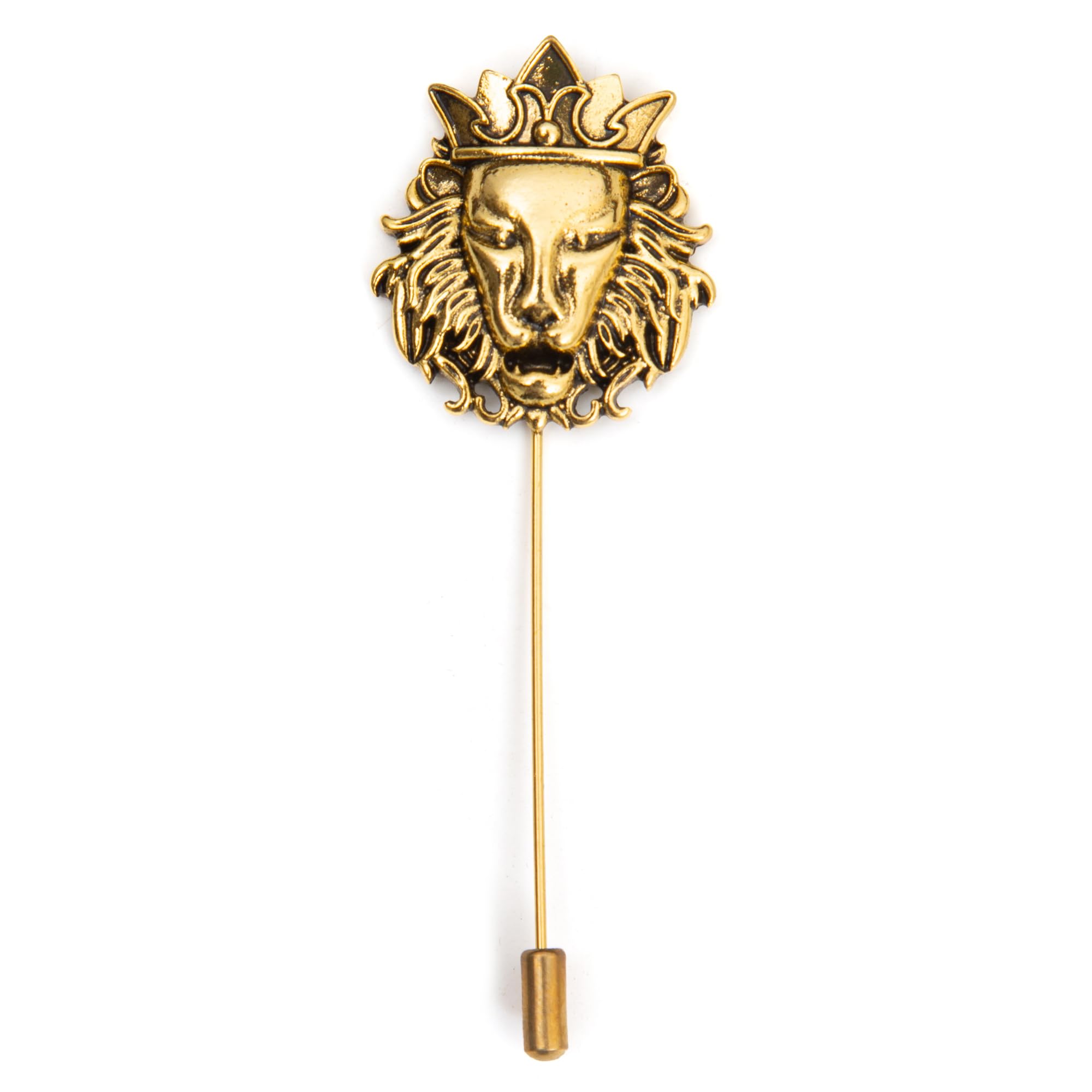 To The Nines Antique Golden Lion Crown Lapel Pin (B0CK2KQ697) Amazon Price History, Amazon Price Tracker