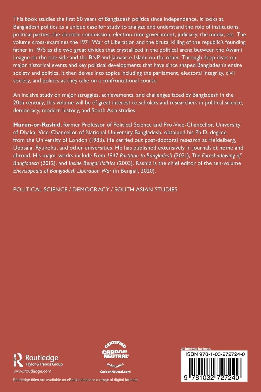 Understanding Fifty Years of Bangladesh Politics: Struggles, Achievements, and Challenges