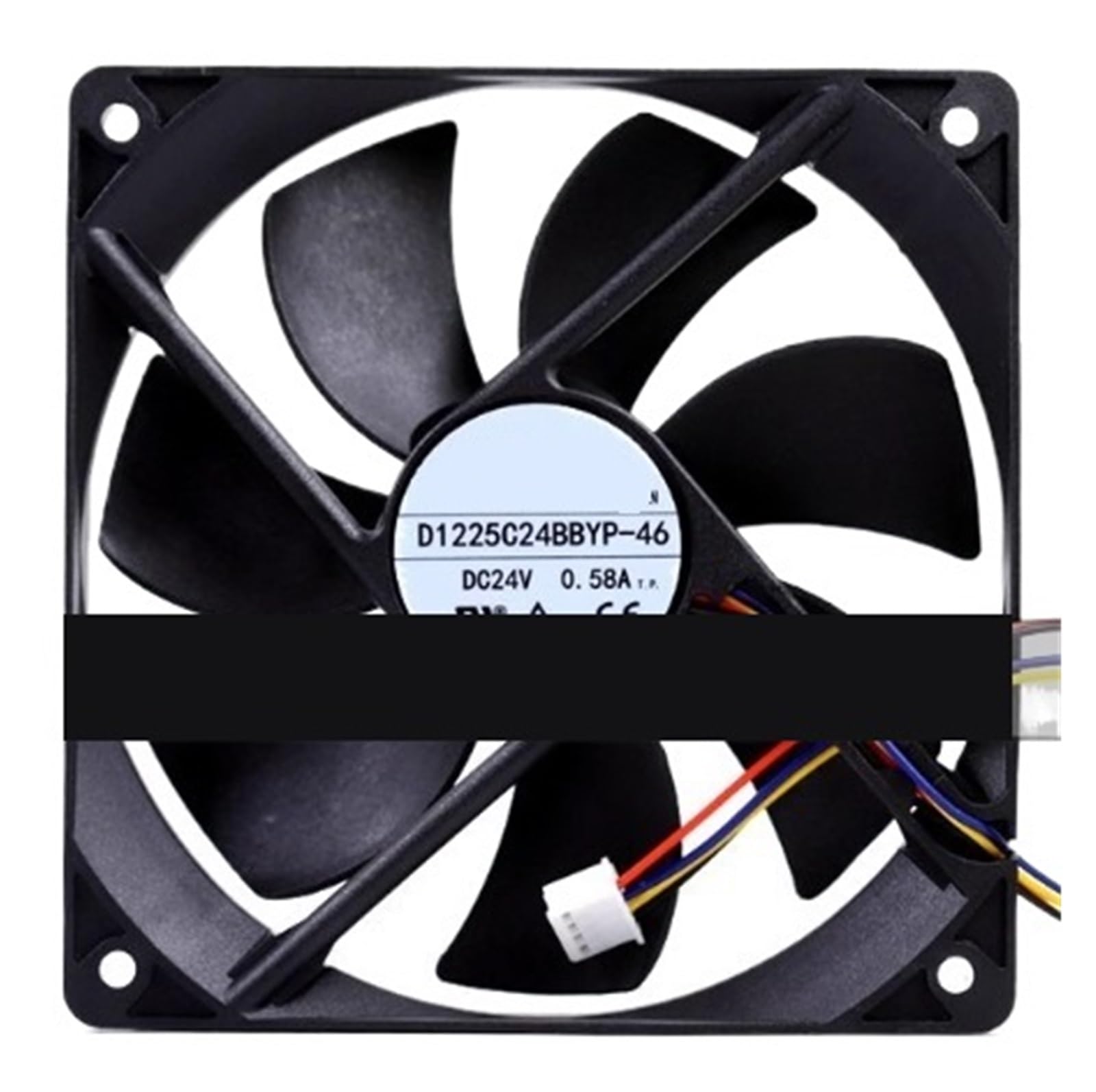 YMUGUEGH 12025 24V 0.58A D1225C24BBYP-46 Four Wire Cooling fan 12cm