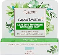 Vista 1 de Quantum SuperLysine+ Ungüento para tratamiento para el herpes labial, alivia el dolor, el ardor y la picazón, reduce el tiempo de curación a