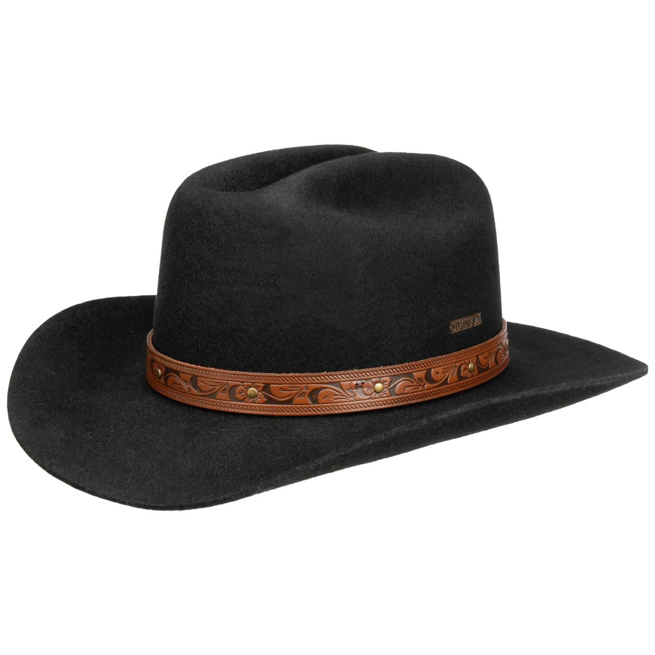 Stetson Kapelusz Wełniany Western Open RoadMężczyźni - kowbojski filcowy Z paskiem skórzanym Jesień Lato Wiosna Zima wiosna-lato