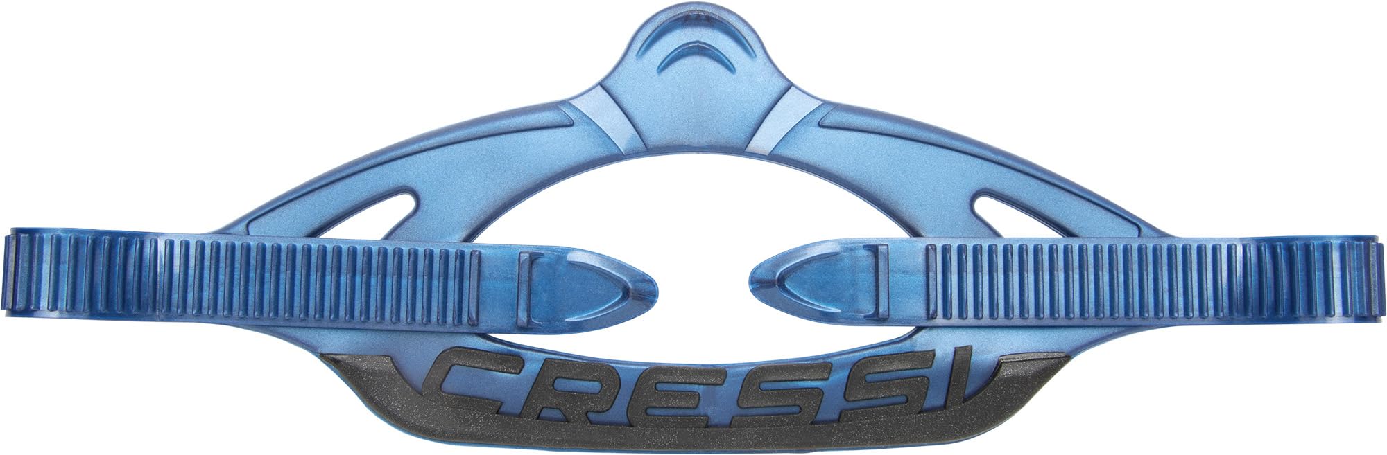 Cressi Mask Strap Professional Serie Group C Blue Metal - Original Strap Diving and Snorkelling Masks, C_Blue Metal, One Size, Unisex