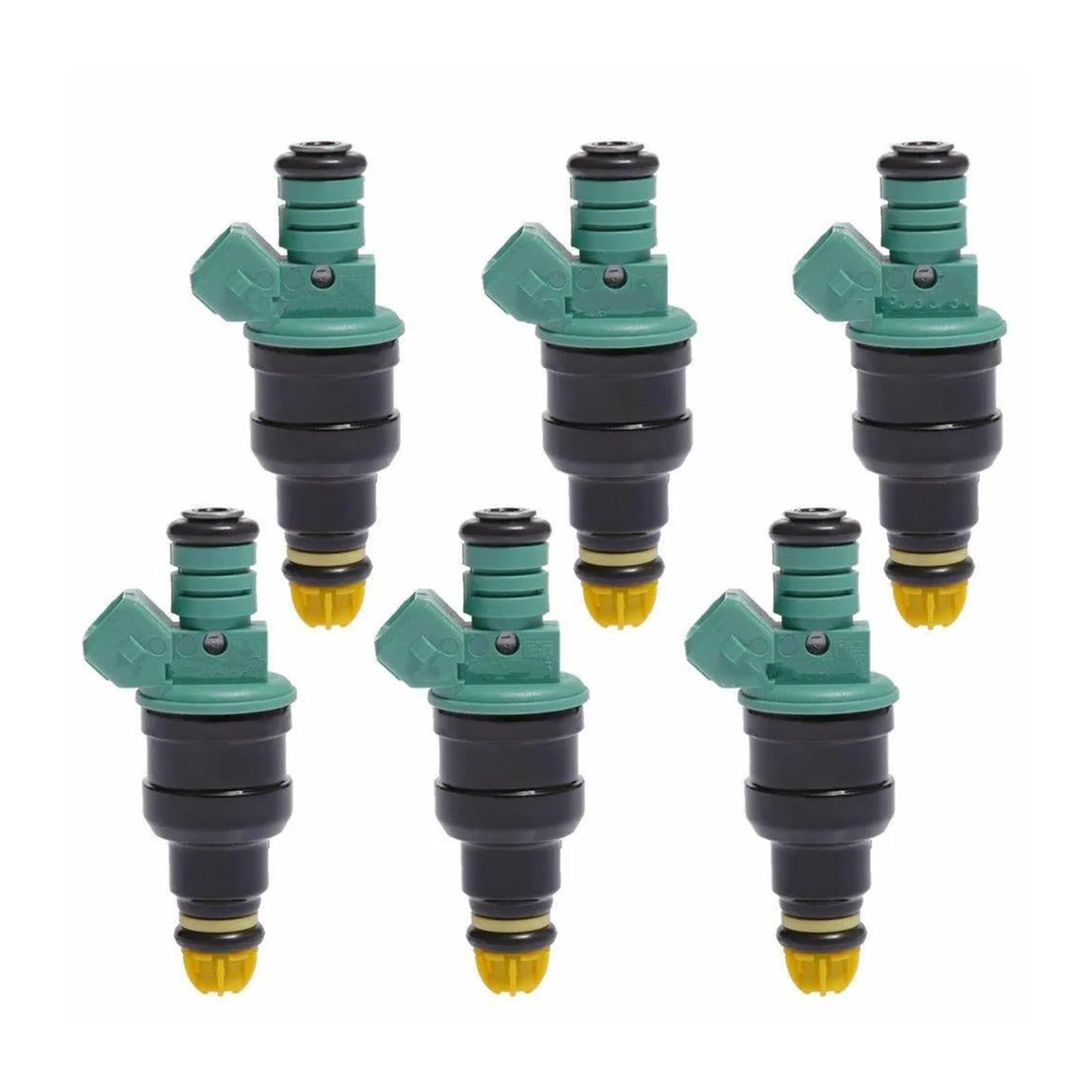 Inyectores Combustible 6 Uds para 323i 325i 525i M3 Flujo Combinado 2.5L 3.0L Inyectores De Combustible 0280150415 FJ292 Boquilla Inyección