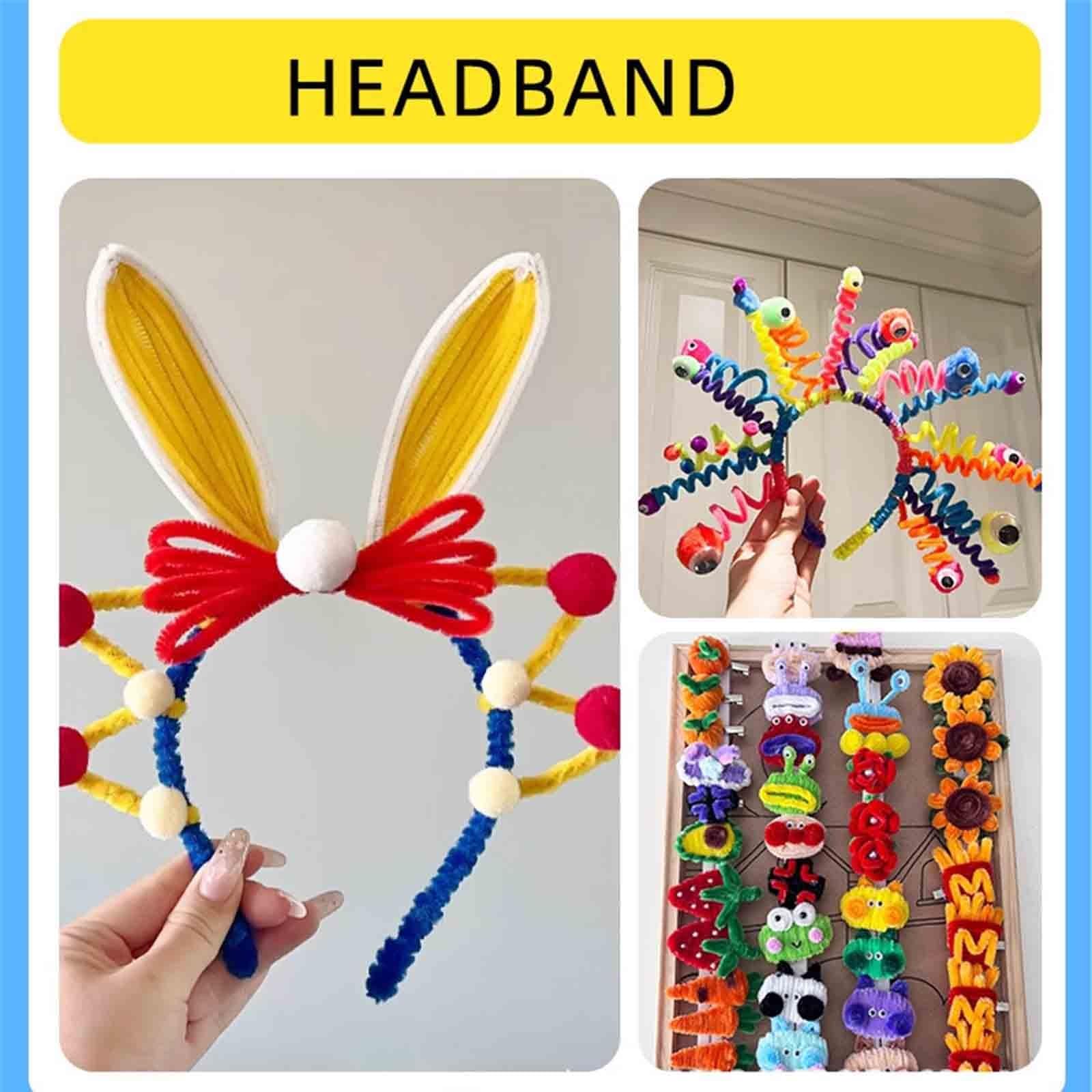 Pfeifenputzer Zum Basteln Mehrfarbig 8mm Flexibel 500/1000 Stück Pfeifenreiniger Für Die Schule Aktivitäten Pipe Cleaner Für Anfänger Vielseitige Formen(1000pcs,Schwarz)