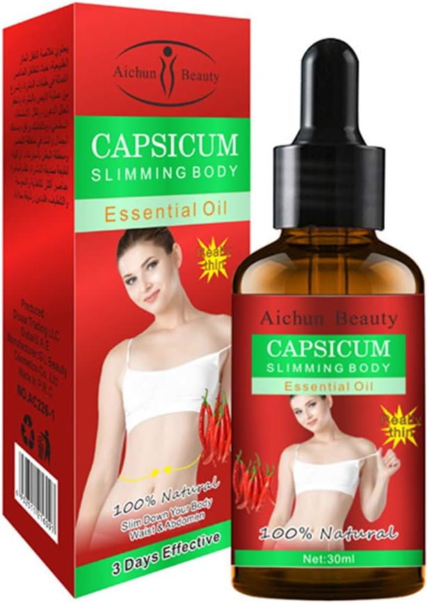 Aichun Beauty CAPSICUM Slimming Body Essential Oil 100 Natural 3 Day