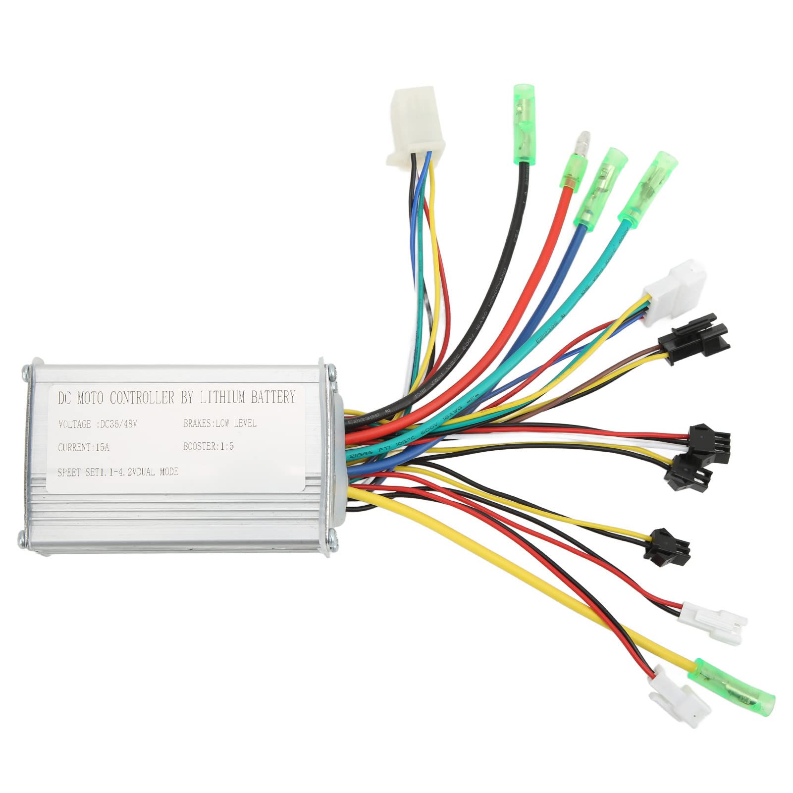 Controller Onda Quadra 36V 48V 15A, per Bici Elettrica, con Luci