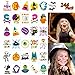 144 PCS Halloween Temporary Tattoo, Waterproof Pumpkin Tattoos Stickers for Kids Children Party Favors, 72 Patterns