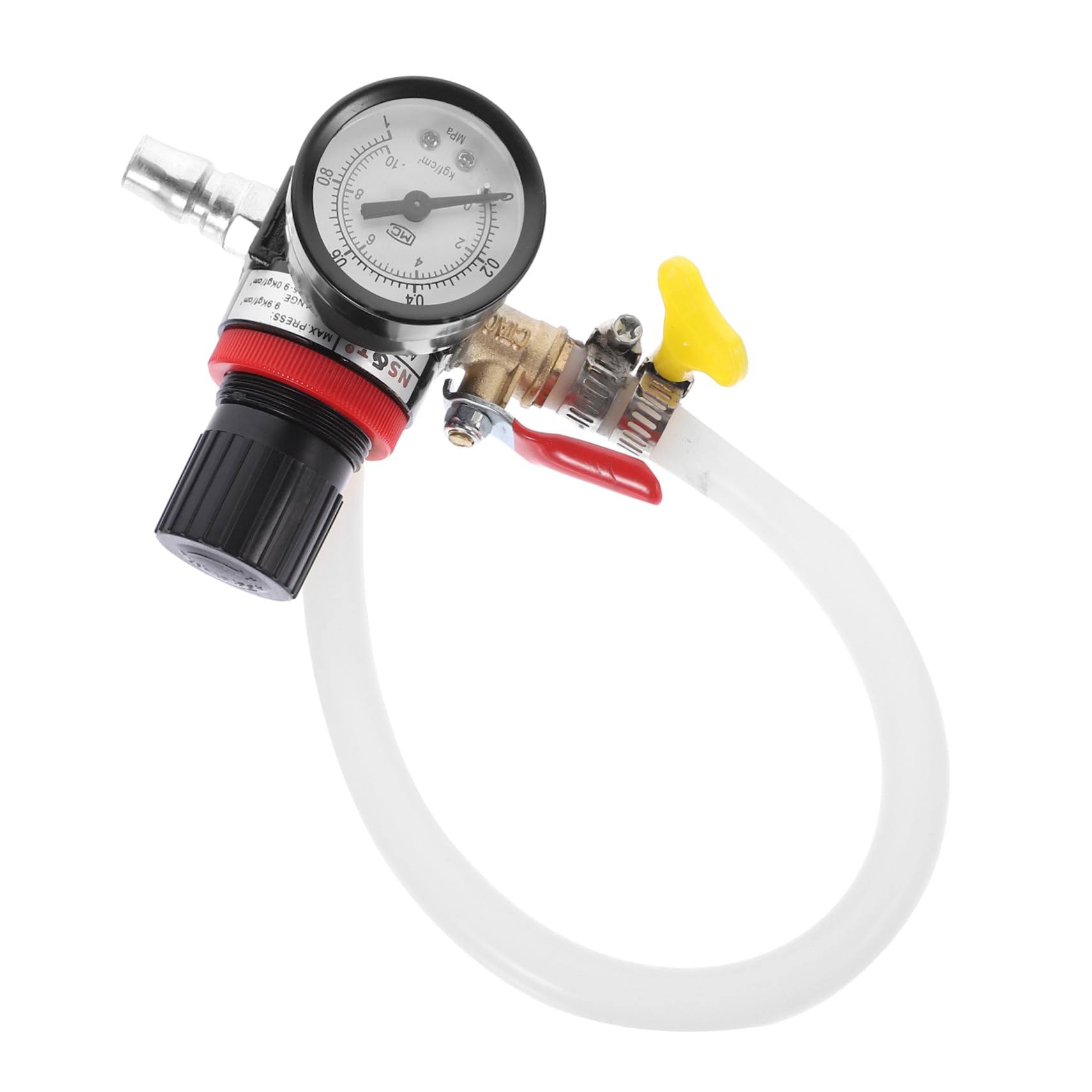 Unomor 1pc Water Tank Leak Detector Small Housing Leaks Car Compressed Compression Detection Gauge Engine Water Tank Diagnose Tool Vehicle Water Tank Tester Water Tank Repair Tool Abs