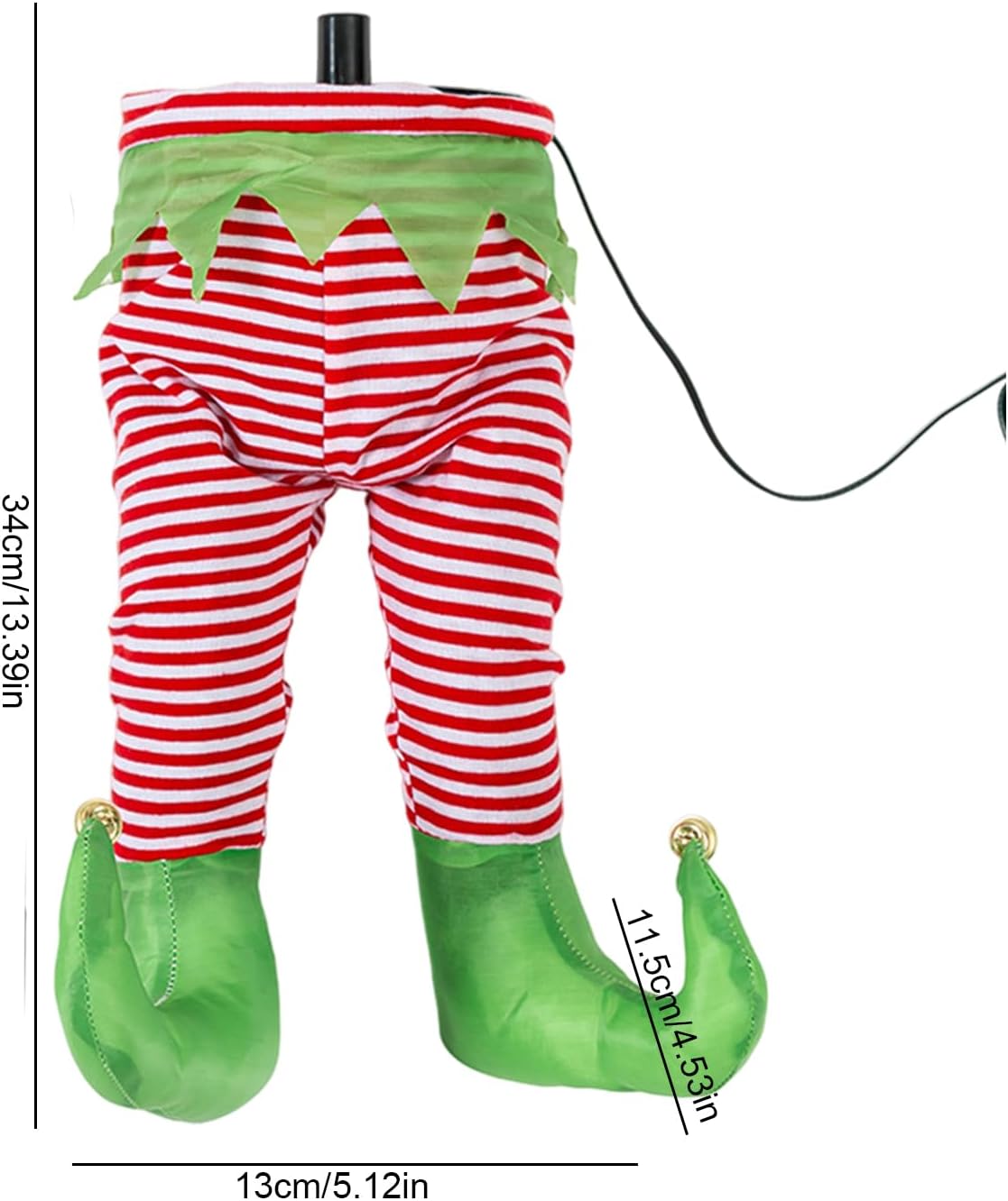 サンタクロースの足 飾り - 休日の装飾 暖炉飾り アニメーション 揺れる トッパー,室内祝祭日ホームホリデーレストラン装飾用アニメ サンタクロースの足  飾り | 休日の装飾 暖炉飾り アニメーション 揺れる トッパー | 室内祝祭日ホームホリデーレストラン装飾用ア ... クリスマスツリー用サンタクロースの脚 - 休日の装飾 暖炉飾り アニメーション 揺れる トッパー | 動く ロッキング トップ装飾